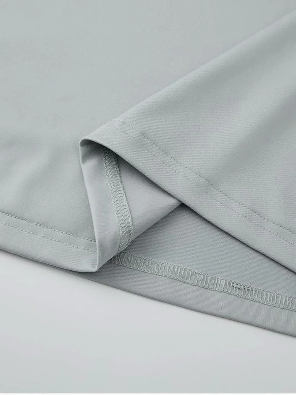 🍎AOLUYARD  Men's Light Gray Sun Hoodie fishing shirt UPF 50+UV  size L NWT